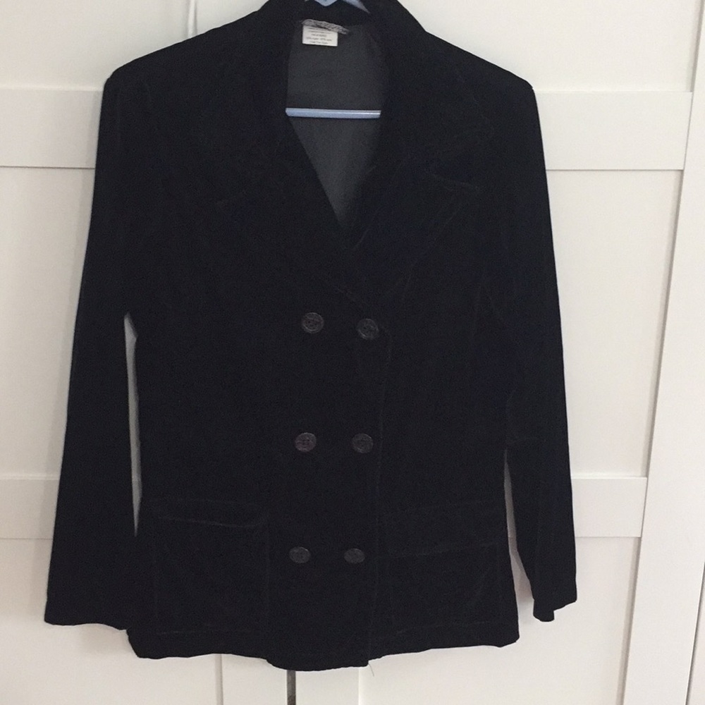 Velvet Blazer Jacket Large